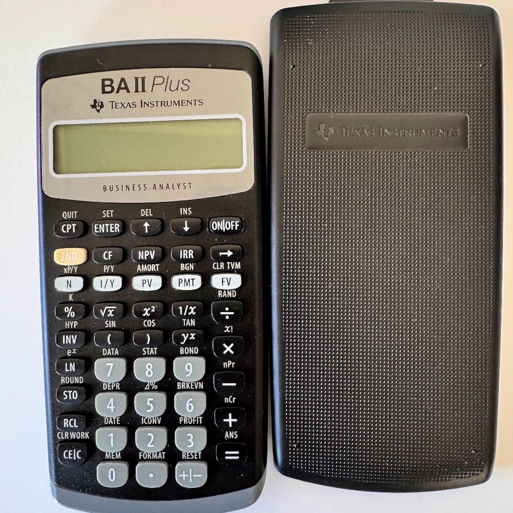 Texas Instruments Business analyst calculator BA II plus , slightly used
